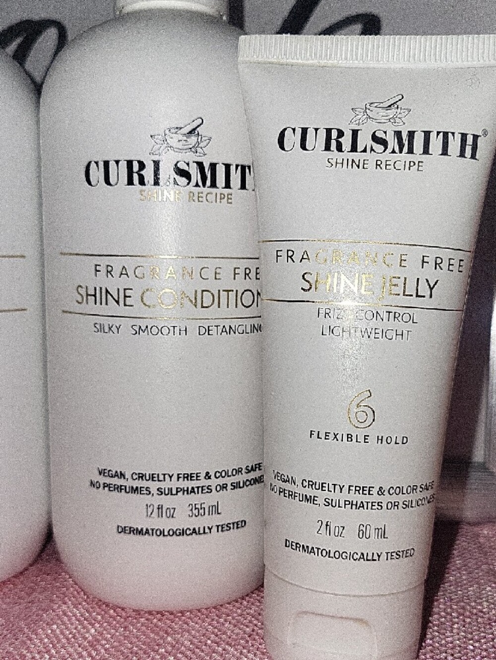 Curlsmith Fragrance Free Shine Shampoo & Conditioner Set - 4 Pcs - Picture 4 of 10
